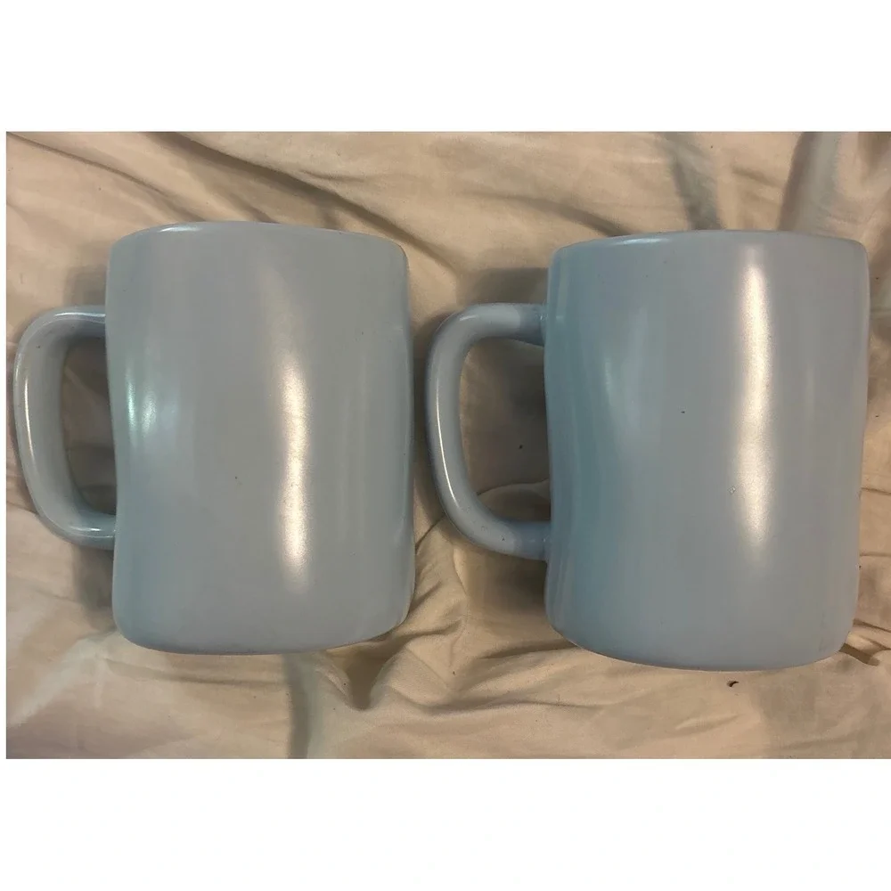 Rae Dunn Light Blue Wedding Mug Set‎ - I Do & Something Blue